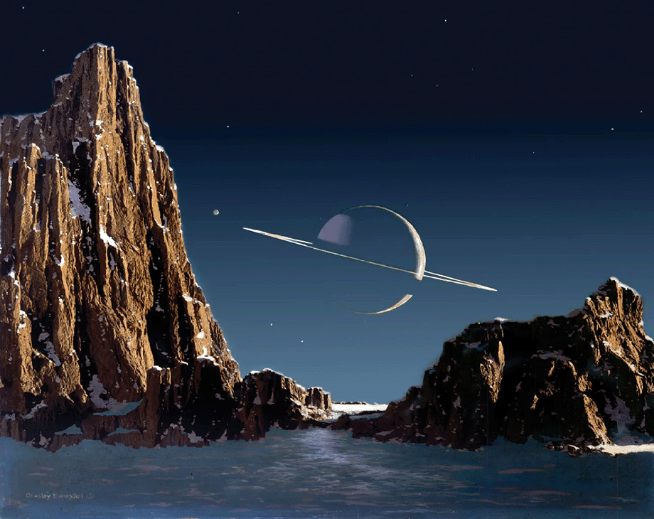 Titan Saturn Chesley Bonestell 1944