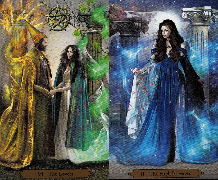 Lovers and Priestess-Wizards Tarot