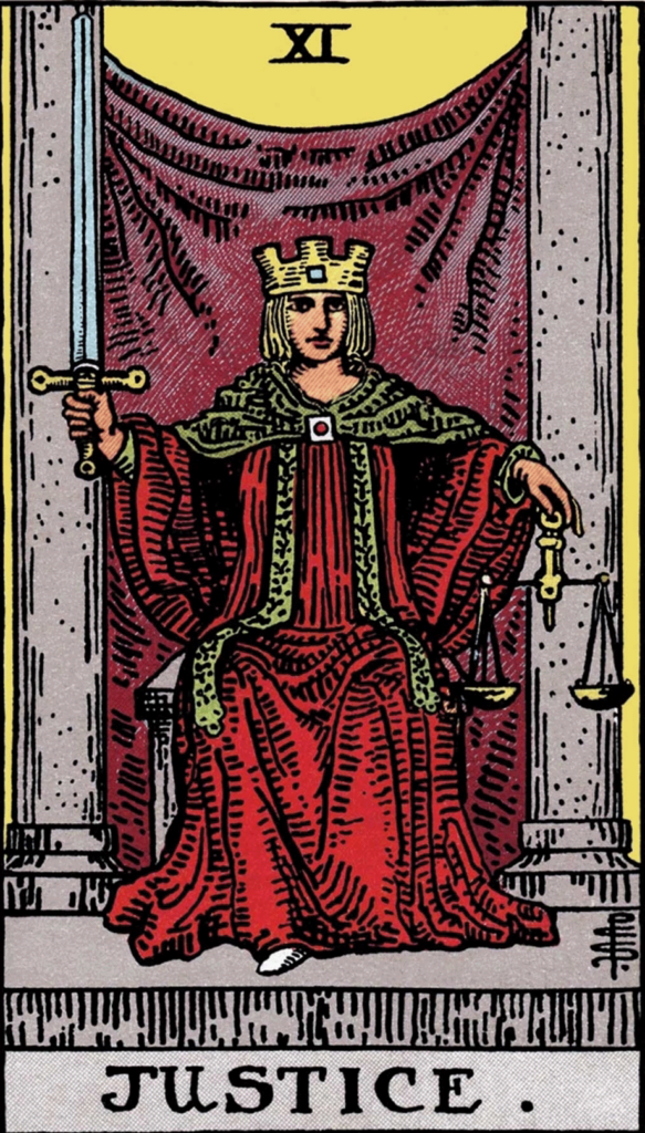 Justice-RWS-tarot